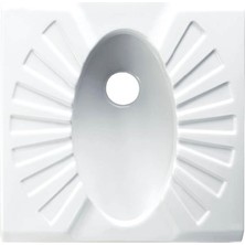 Creavit TP595 Omega Çevre Yıkamalı Tuvalet Taşı 60X60 cm Beyaz