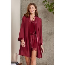 Pierre Cardin  Dantelli Kadife Tulum & Sabahlik Takım - 4800