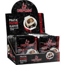 Dripesso Dark Roast Pratik Filtre Kahve 50'li Paket