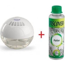 Discover Sihirli Küre Hava Temizleme Makinesi Işıksız ve 1 Adet Relax Solüsyon