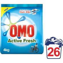 Omo Active Fresh Beyazlar Için Toz Çamaşır Deterjanı 4 kg 26 Yıkama