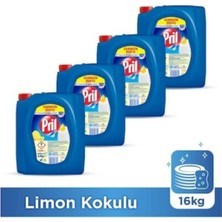 Pril Sıvı Bulaşık Deterjanı Limon 4 kg 4 Adet