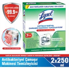 Lysol Antibakteriyel Çamaşır Makinesi Temizleyici Çam ve Okaliptus Ferahlığı 2X250 ml