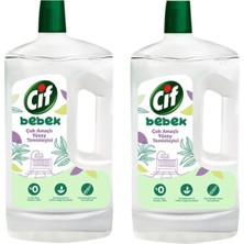 Cif Bebek Çok Amaçlı Yüzey Temizleyici 1000 ml x 2 Adet