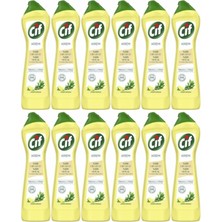 Cif Krem Temizleyici Limon Kokulu 500 ml 12 Adet