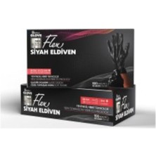 Reflex Glove Siyah Pudrasız Tpe Eldiven (S) 100'lü x 20 Kutu - 1 Koli