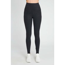 Oroverde Kadın Angora Plus Yüksek Bel Füme Tayt