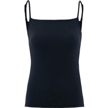 Blackspade Kadınlar için İnce Askı Termal Atlet Siyah Pamuklu Malzeme ile Şıklık ve Sıcaklık M