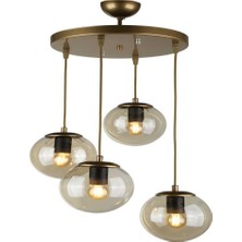 Begüsa Alegro 4.lü Avize Eskitme Bal Cam