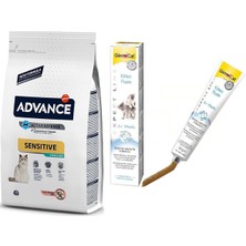 Advance Sterilised Somonlu Kedi Maması 3 kg + Gimcat Kitten Paste 50 gr (Original)