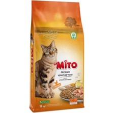 Mito Tavuklu 15 kg Yetişkin Kedi Maması