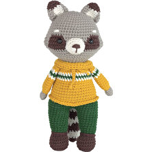 Hello Sporcu Rakun Amigurumi Kiti SCF14