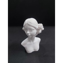 E Hobici  Güllü Çiçekli Kız Büst 10X7CM