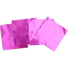 Flameer 100PCS Paket Kağıt Çikolata Lolly Sarmalayıcıları -, 8 x 8cm Pembe