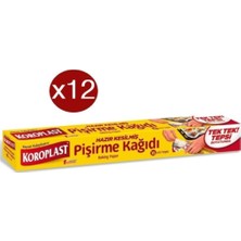 Koroplast Pişirme Kağıdı Hazır Kesilmiş x 12 Paket (42X37)
