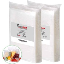 Packtech Tırtıklı Vakum Poşeti 20X30 cm 50 Adet