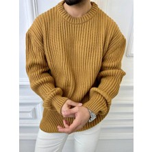 Elku Moda Oversize Kazak Bol Kesim Salaş Triko Kazak