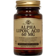 Solgar Alpha - Lıpoıc Acıd 60 Mg 30 Capsules