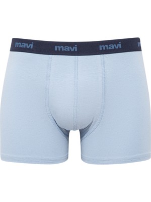 Mavi Erkek 3lü Mavi Boxer Seti 0910615-83077