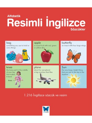 Mavi Kelebek Yayınları Alfabetik Resimli Ingilizce Sözcükler
