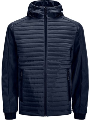 Jack & Jones Kapüşonlu Lacivert Erkek Mont 12215938