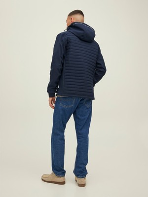 Jack & Jones Kapüşonlu Lacivert Erkek Mont 12215938