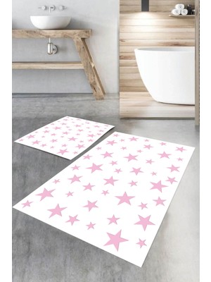 Dekomis Banyo Halısı Paspas Takımı 2 Li Set