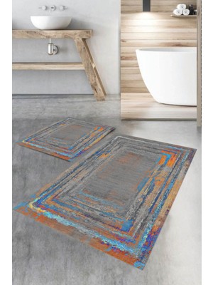 Dekomis Banyo Halısı Paspas Takımı 2 Li Set