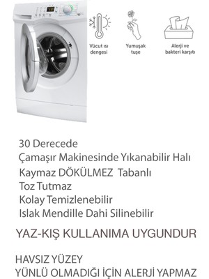 Dekomis Banyo Halısı Ikili Klozet Takımı DOT-TK-HP-676
