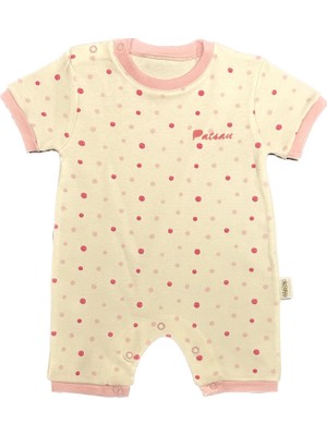 Renkli Puset Unisex Bebek Yazlık Penye Tulum Puanlı