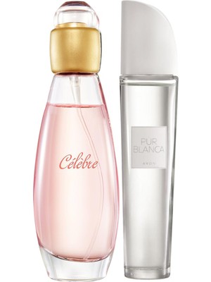 Avon Kadın Celebre Parfüm Edt 50 ml + Pur Blanca Kadın Parfüm Edt 50 ml