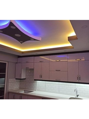 Rgb LED Animasyonlu Tak Çalıştır Kumandalı Trafolu Rgb Şerit LED 5 Metre