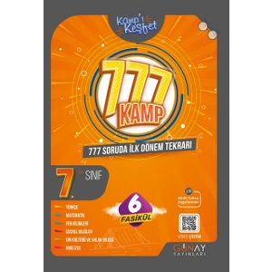 Günay Yayınları 7.Sınıf Ilk Dönem Kamp Kitabı