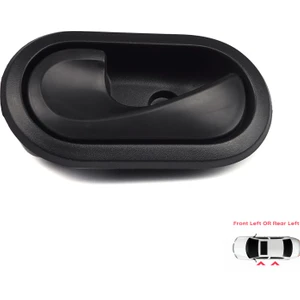 Bross Otomotiv BDP601 Dacia İçin Ön veya Arka Sol İç Kapı Açma Kolu Siyah