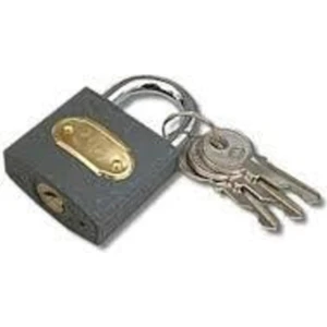 Asma Kilit 38 mm 3 Anahtarlı