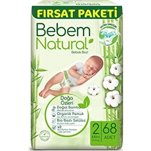 Bebem Natural Mını 68 Adet 2 Numara