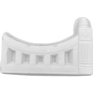 Plastik Beyaz Bahçe Çit Kalıp Beton Alçı Tuğla Yeniden Kullanılabilir Dökme (Yurt Dışından)