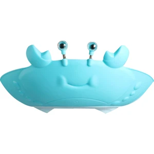 Danxin Store Duş Başlığı Yengeç Şekli Duş Banyo Koruması Çocuklar Için Sevimli Ayarlanabilir Su Geçirmez Vizör Şapkası (Yurt Dışından)