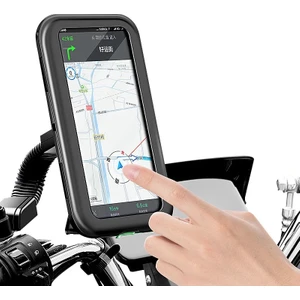 T-71 Motosiklet Telefon Tutucu Waterproof Su Geçirmez Ayna Montajlı New
