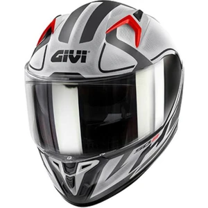 Motosiklet Kaskı Givi 50.8 Racer Mat Siyah Titanium Gri Kask