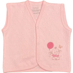 Kapitone Mevsimlik Bebek Yelek Fil