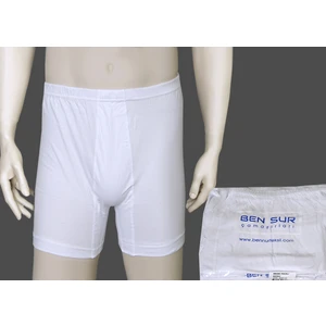 Beyaz Erkek Paçalı Boxer Ekonomik Paket 3'lü