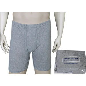 Gri Erkek Paçalı Boxer Ekonomik Paket 3'lü
