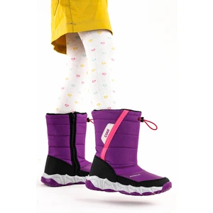 Kiko Kids Molina Suya Dayanıklı Fermuarlı Kız/erkek Çocuk Kar Bot Ayakkabı