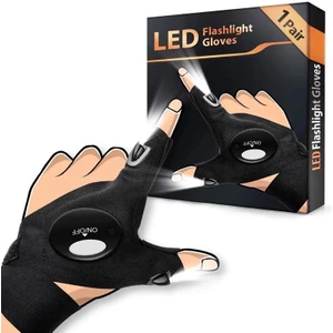 LED Işıklı Tamirci ve Balıkçı Eldiveni