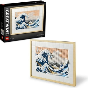 LEGO® Art Hokusai – Büyük Dalga 31208 - Yetişkinler için Koleksiyonluk Kanvas Tablo Yapım Seti (1810 Parça)