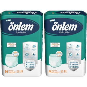 Yetişkin Emici Külot Bezi Orta Boy Medium 30 Adet x 2 Paket