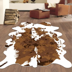 Life Decortiva Makinede Yıkanabilir Kaymaz Taban Leke Tutmaz Kahverengi Post Dekoratif Halı