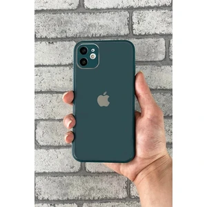Apple iPhone 11 Logolu Kamera Korumalı Lansman  Cam Kapak