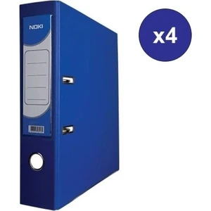 Halkalı Geniş Büro Klasörü Mavi 4'lü
